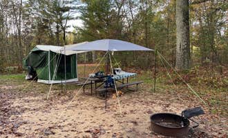 Camping near Hideaway RV Park & Campground: East Fork Campground, Merrillan, Wisconsin