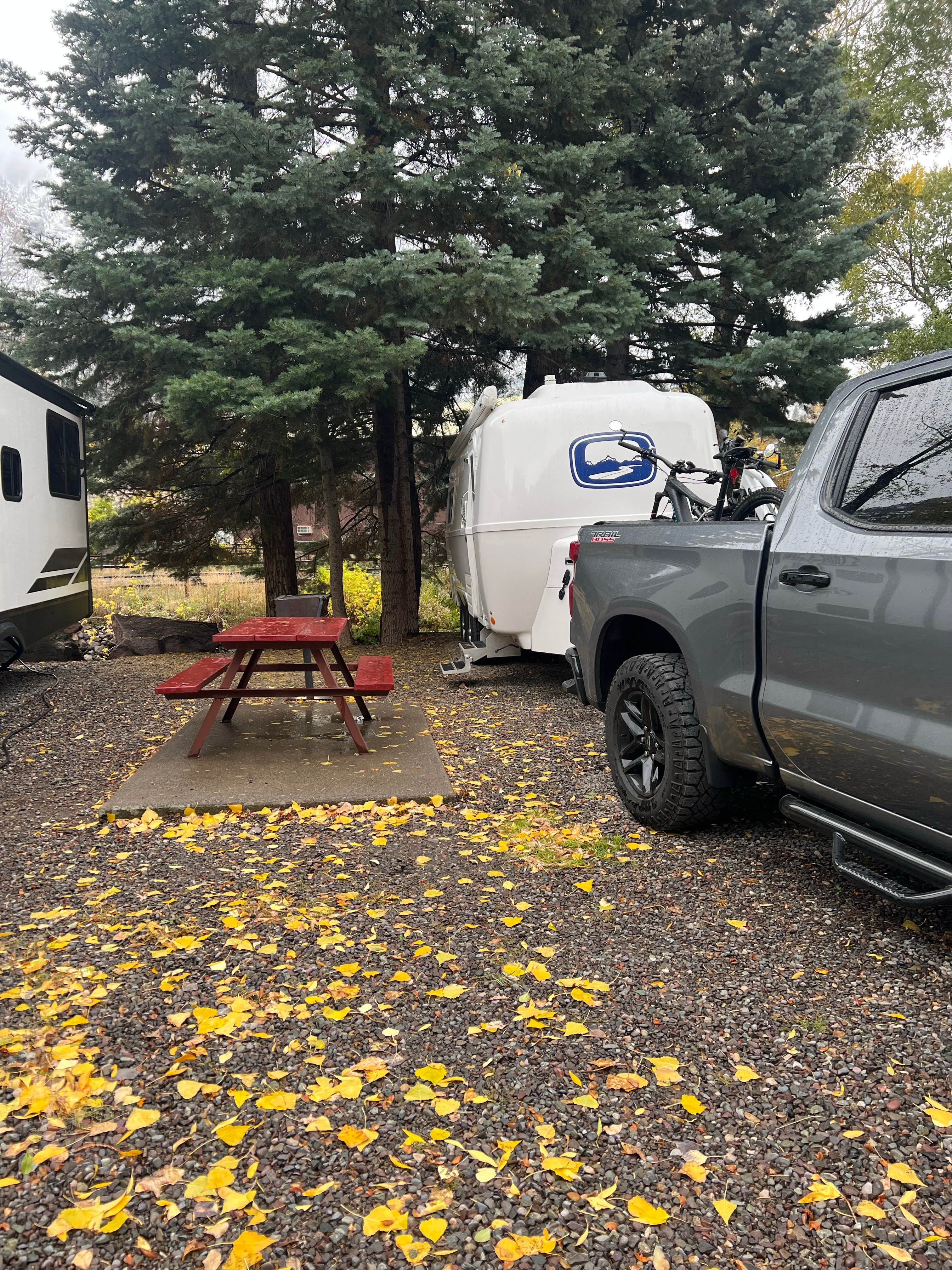 Linda B.'s photo of rv camping at 4J + 1+ 1 RV Park near Grand Mesa, Uncompahgre, and Gunnison National Forests