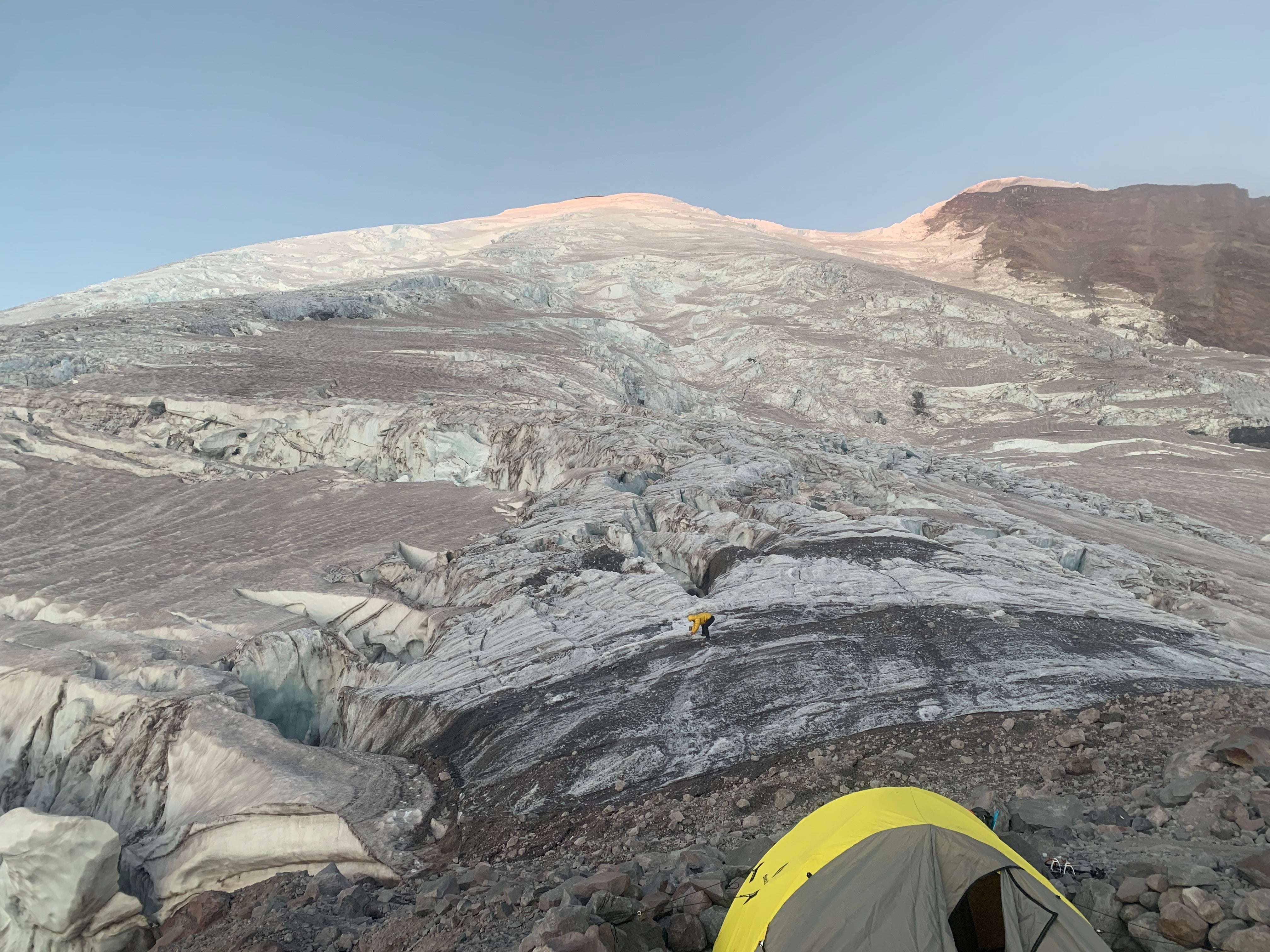 Camper submitted image from Camp Schurman — Mount Rainier National Park - 1