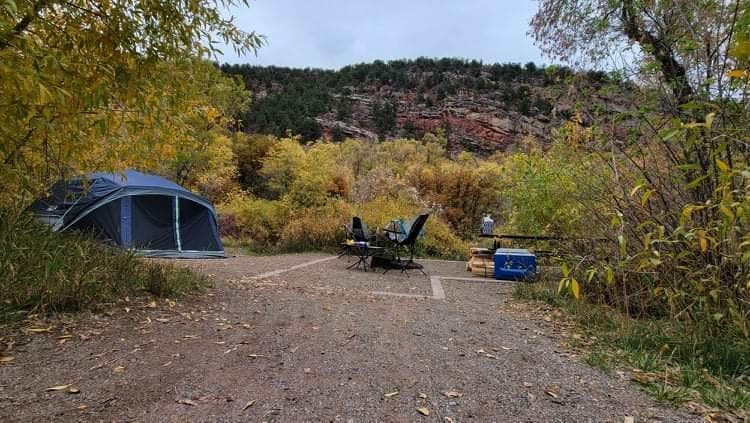 Glenna L.'s photo at Rifle Falls State Park Campground near Parachute, CO