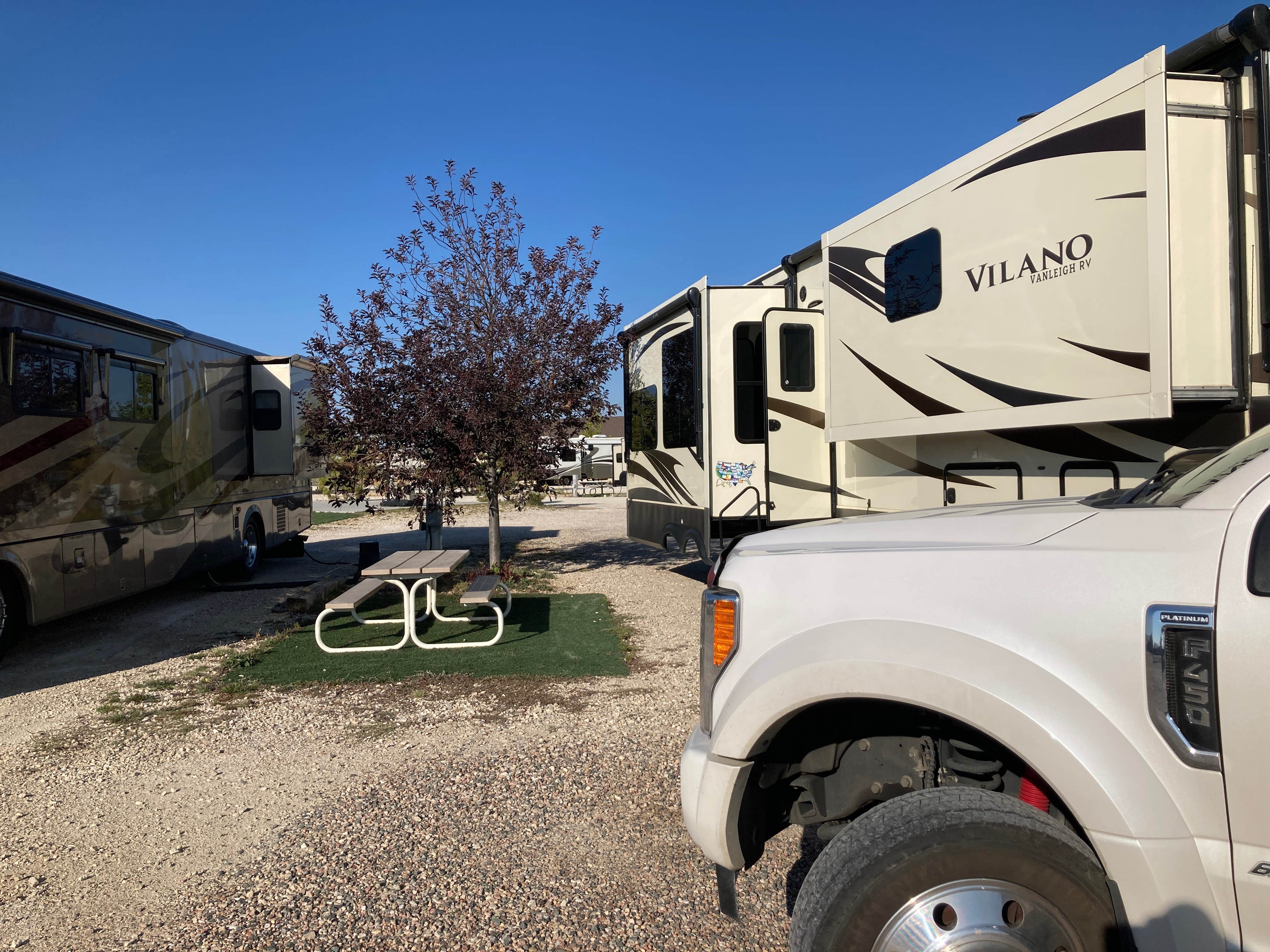 MickandKarla W.'s photo of rv camping at River’s Edge RV and Cabin Resort near Mills, WY