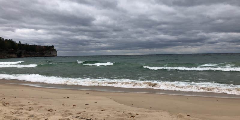 Camper submitted image from Chapel Beach Backcountry Campsites — Pictured Rocks National Lakeshore