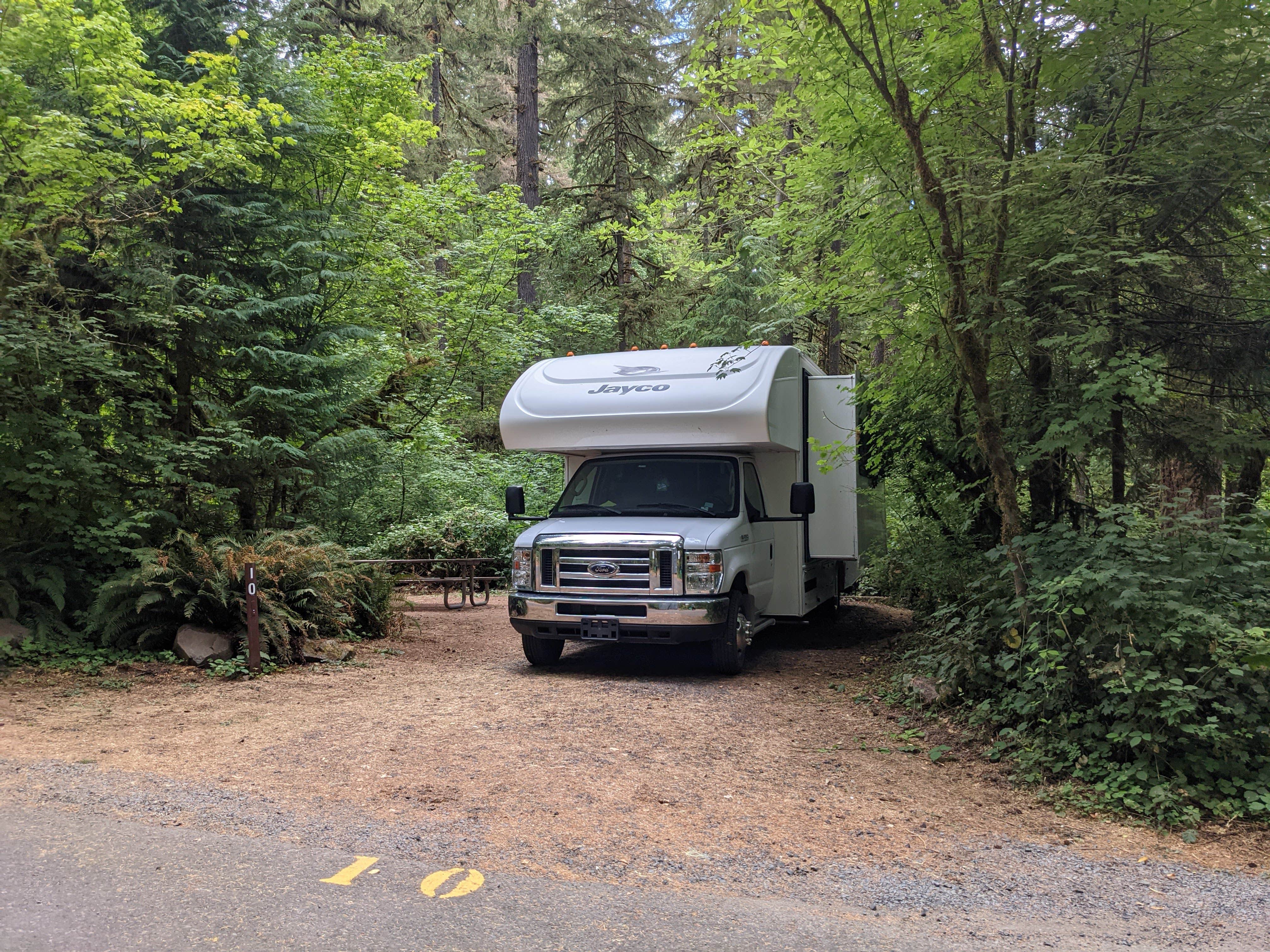 Laura M.'s photo of rv camping at Cascadia State Park Campground near Cascadia, OR