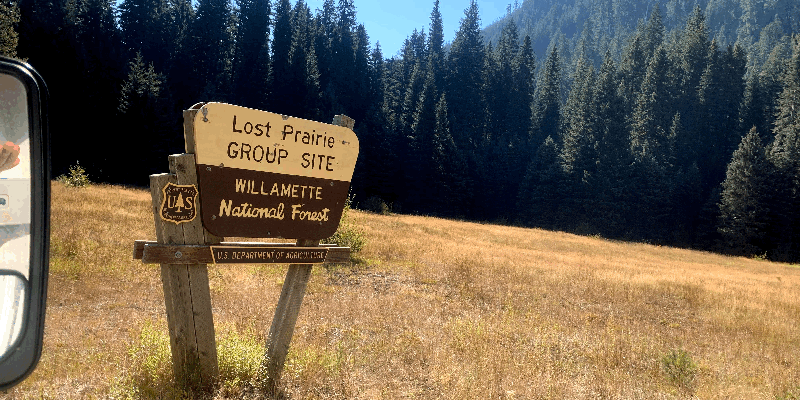 Camper submitted image from Lost Prairie Group Site