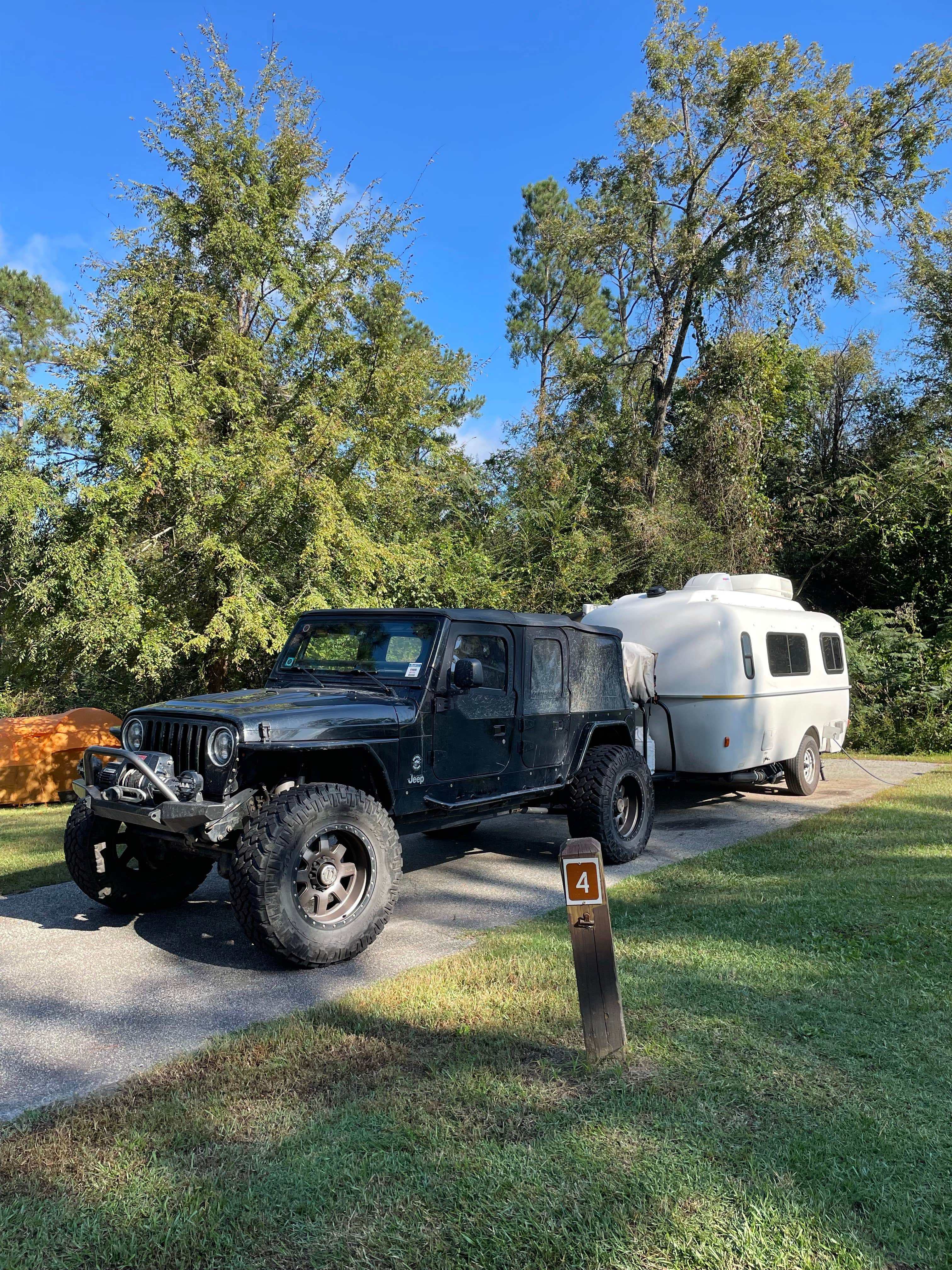 Elizabeth Anne W.'s photo of rv camping at Claystone Park Campground near Lizella, GA