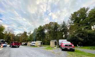 Camping near Chestnut Hill Farm Glamping Tents: Treetopia Campground, Catskill, New York