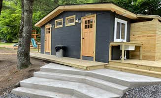Janly P.'s photo of a cabin at Treetopia Campground near Windham, NY