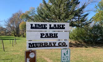 Camping near South Dutch Charlie Creek: Lime Lake Co Park, Currie, Minnesota