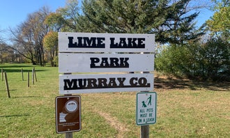 Camping near Schreiers on Shetek: Lime Lake Co Park, Currie, Minnesota