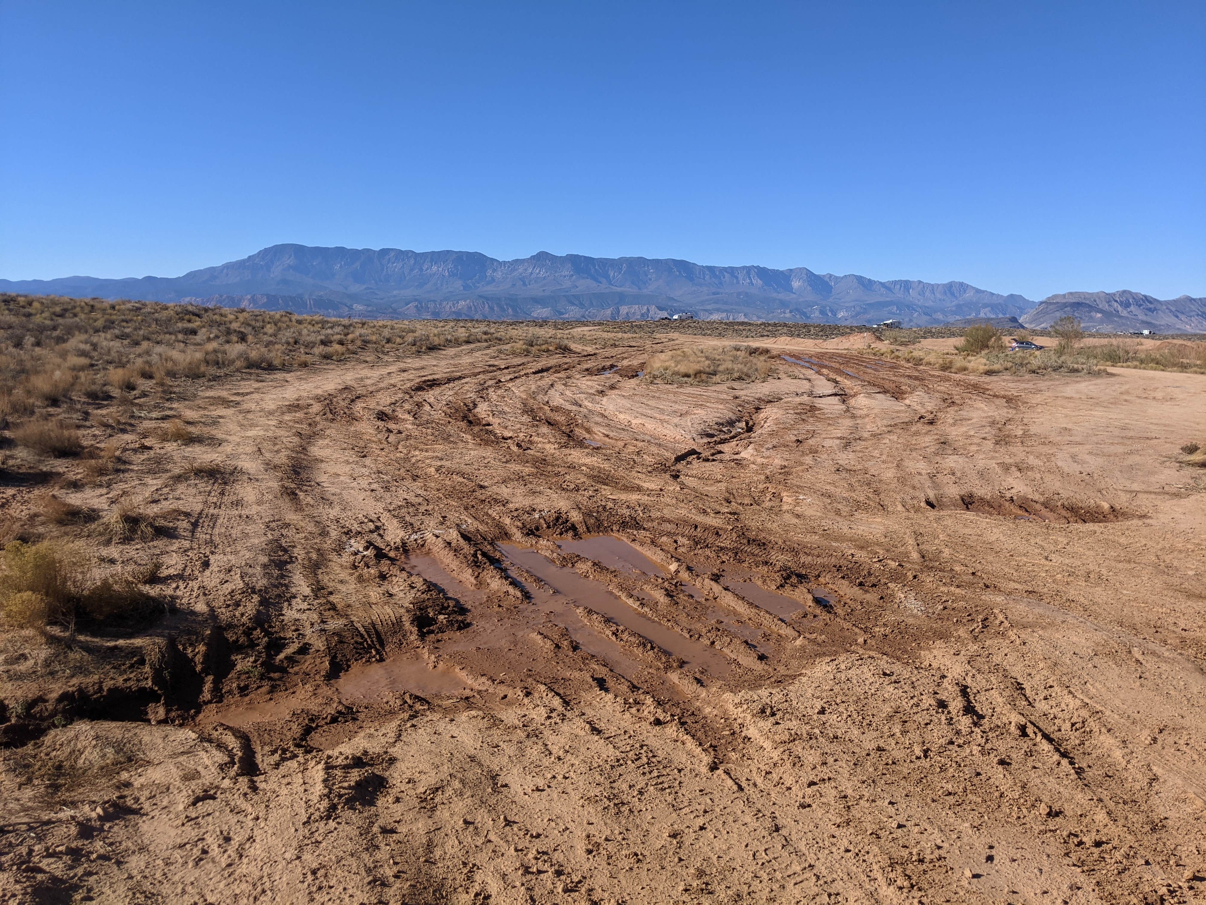 Camper submitted image from Hurricane Cliffs BLM dispersed #13-#19 spur - 2