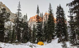 Camping near Moraines — Grand Teton National Park: Cascade Canyon - North Fork — Grand Teton National Park, Grand Teton National Park, Wyoming