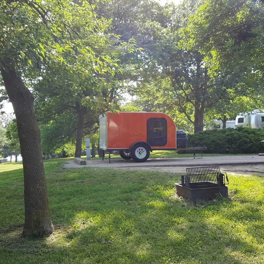 Meghan H.'s photo of rv camping at Eugene T. Mahoney State Park Campground near Martell, NE