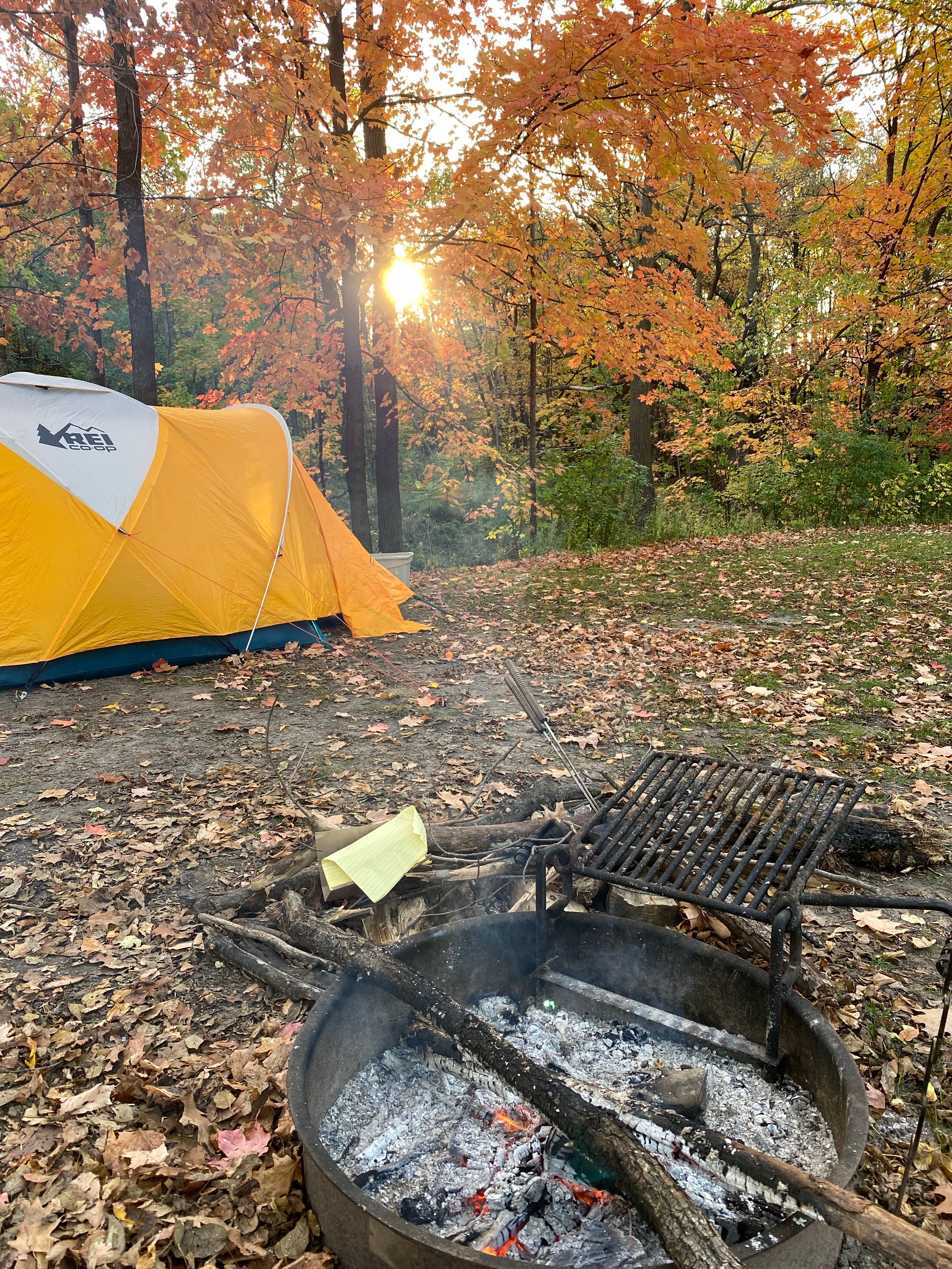 Camper submitted image from Three Rivers Park District Baker Campground - 1