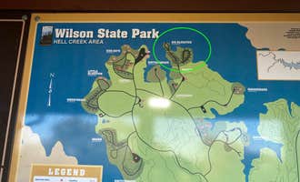 Camping near Wheatgrass/Hell Creek — Wilson State Park: Big Bluestem — Wilson State Park, Wilson, Kansas