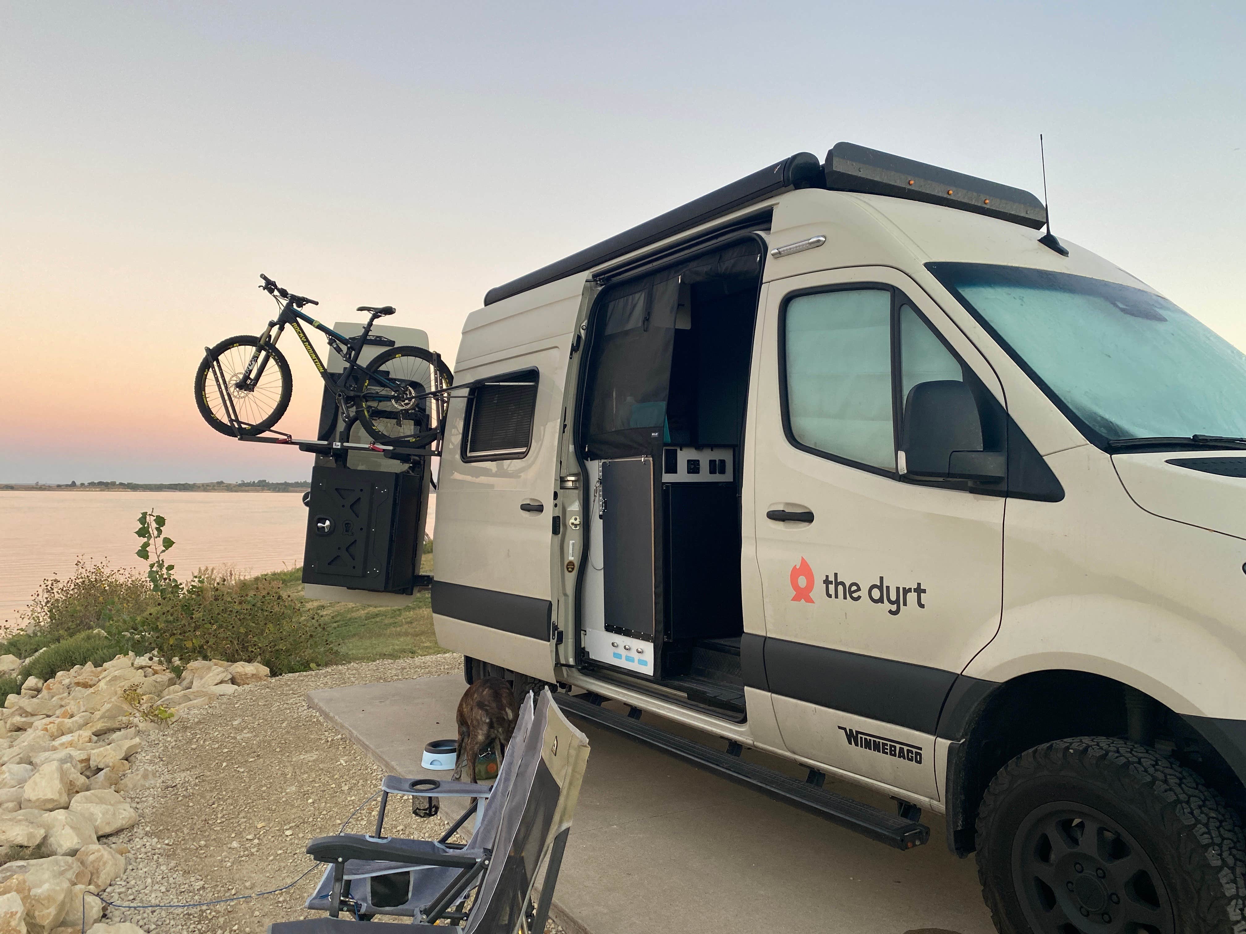 Sarah S.'s photo of rv camping at Big Bluestem Hell Creek Area Campground — Wilson State Park near Lucas, KS