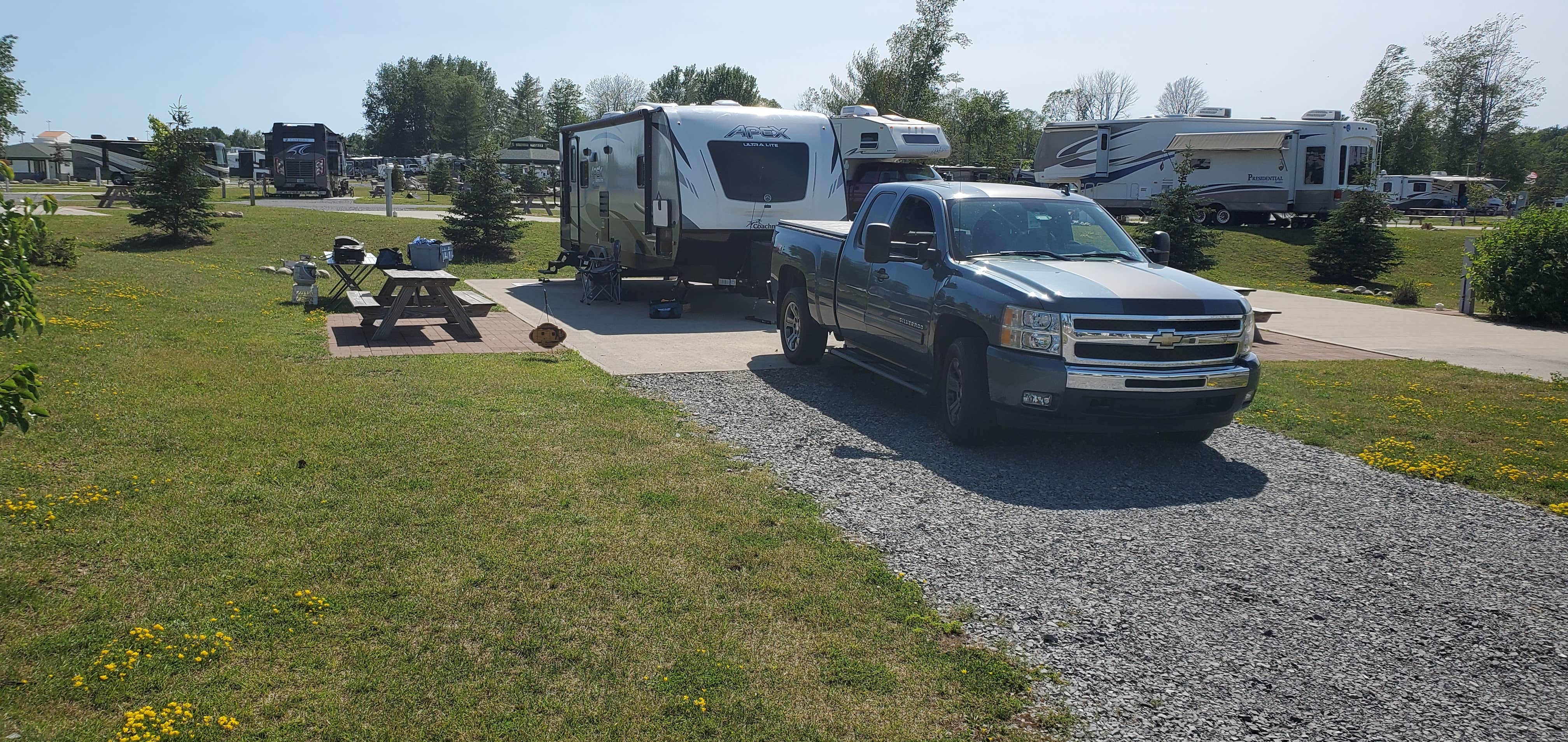 Ron H.'s photo of rv camping at Swan Bay Resort - The 1000 Islands Premier RV Park & Marina near Copenhagen, NY
