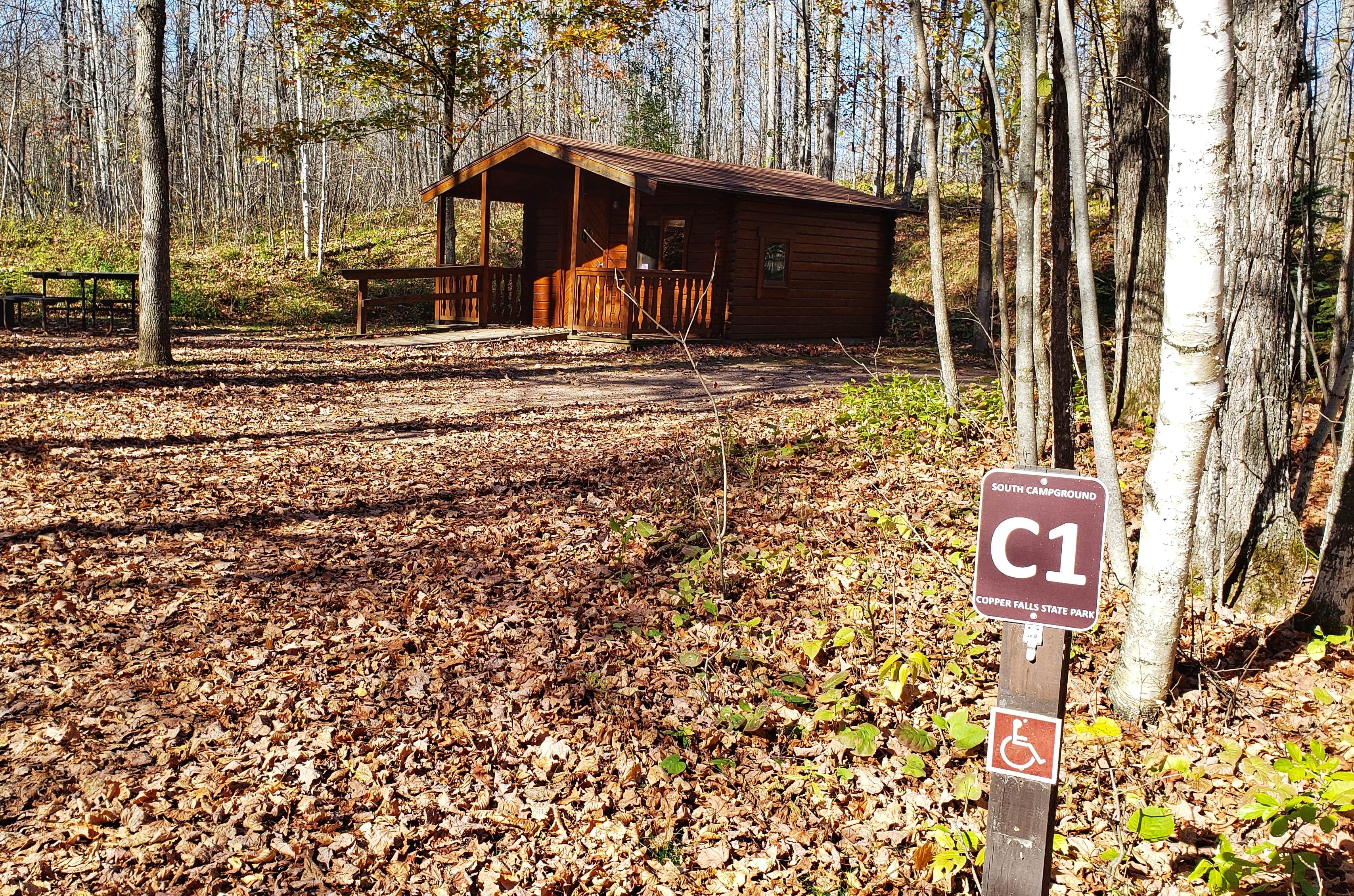 Fred S.'s photo of a cabin at Copper Falls State Park Campground near Upson, WI