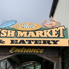 Phil’s fish market — delicious food here