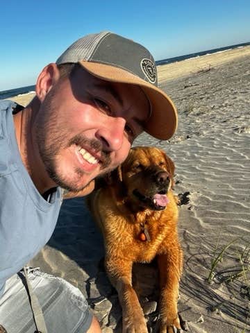 Jonathan C.'s photo of camping with pets at Oregon Inlet Campground — Cape Hatteras National Seashore near Nags Head, NC