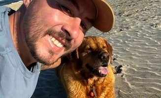 Jonathan C.'s photo of camping with pets at Oregon Inlet Campground — Cape Hatteras National Seashore near Cape Hatteras National Seashore