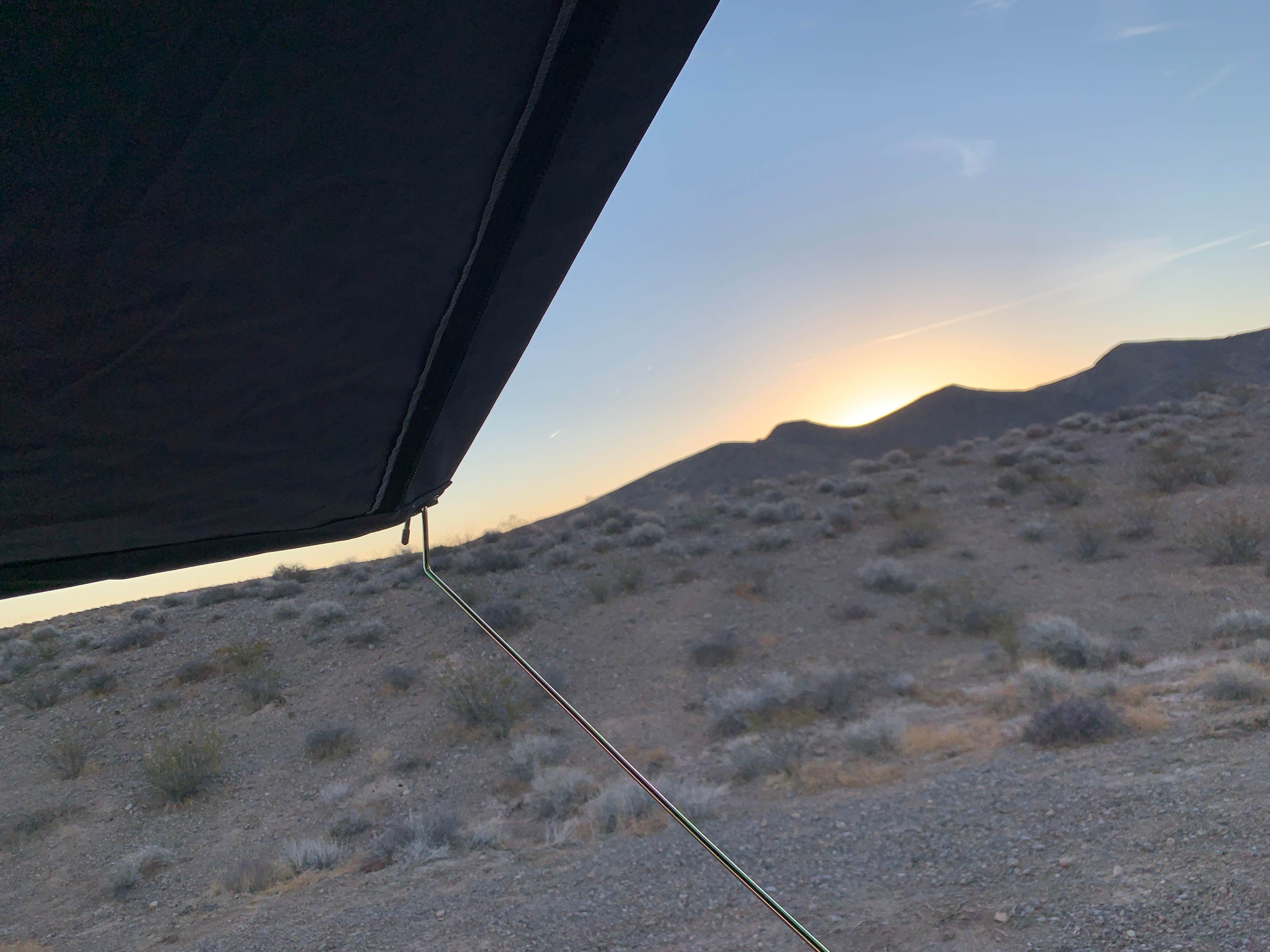 James R.'s photo of tent camping at Valley of Fire Dispersed in Nevada