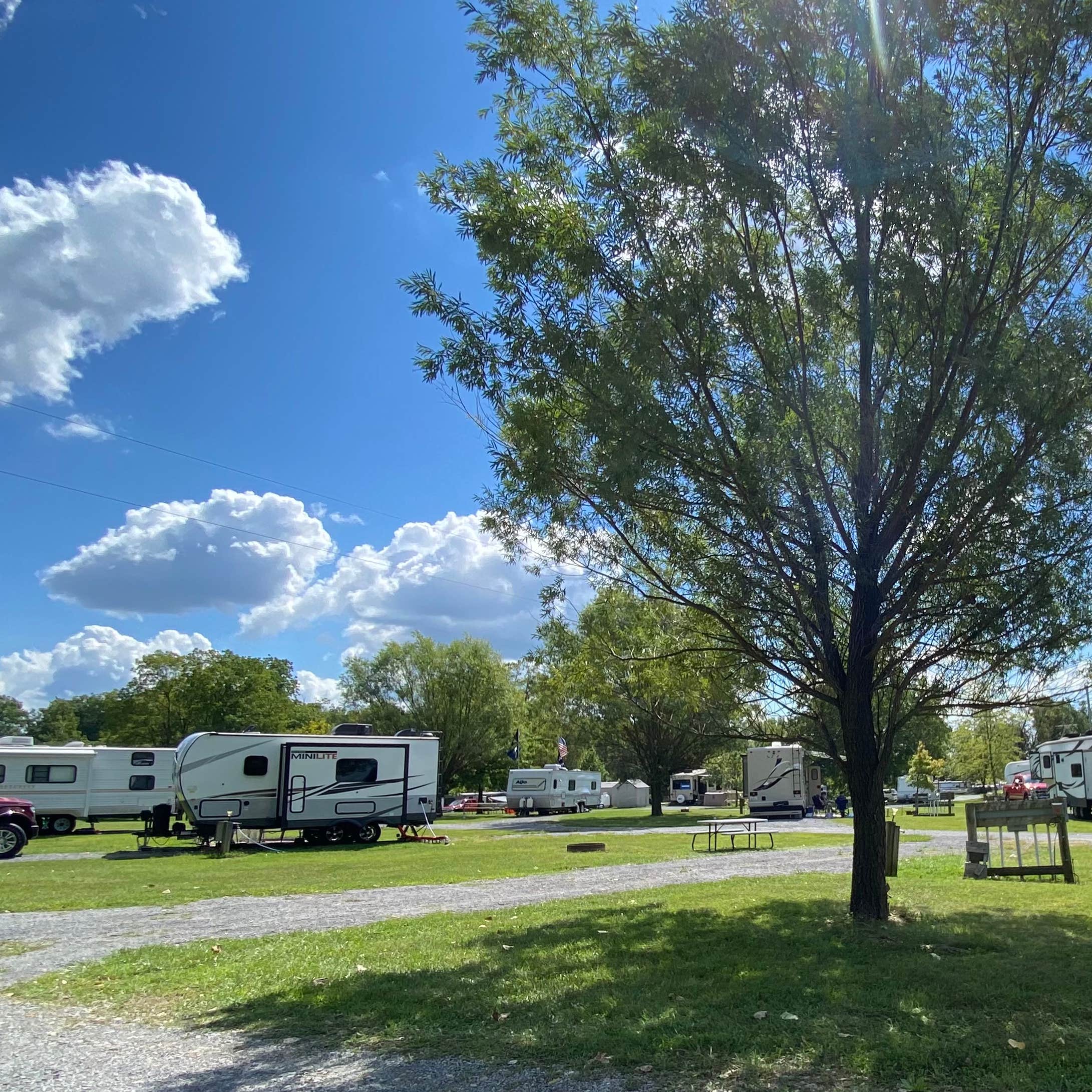 Camper-submitted photo at Happy Acres Campground near Hamilton, IN