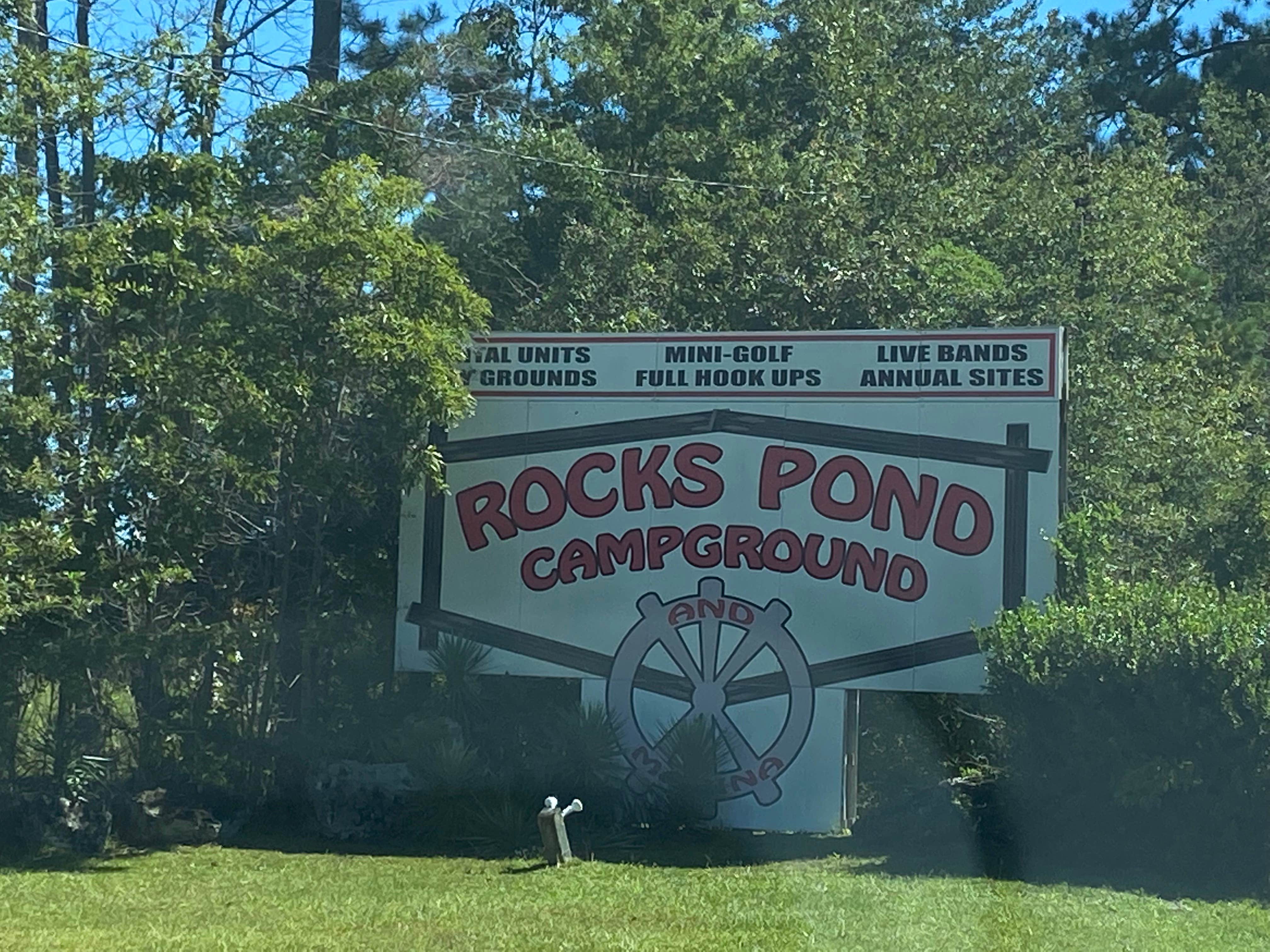 Camper submitted image from Rocks Pond Campground & Marina - 3