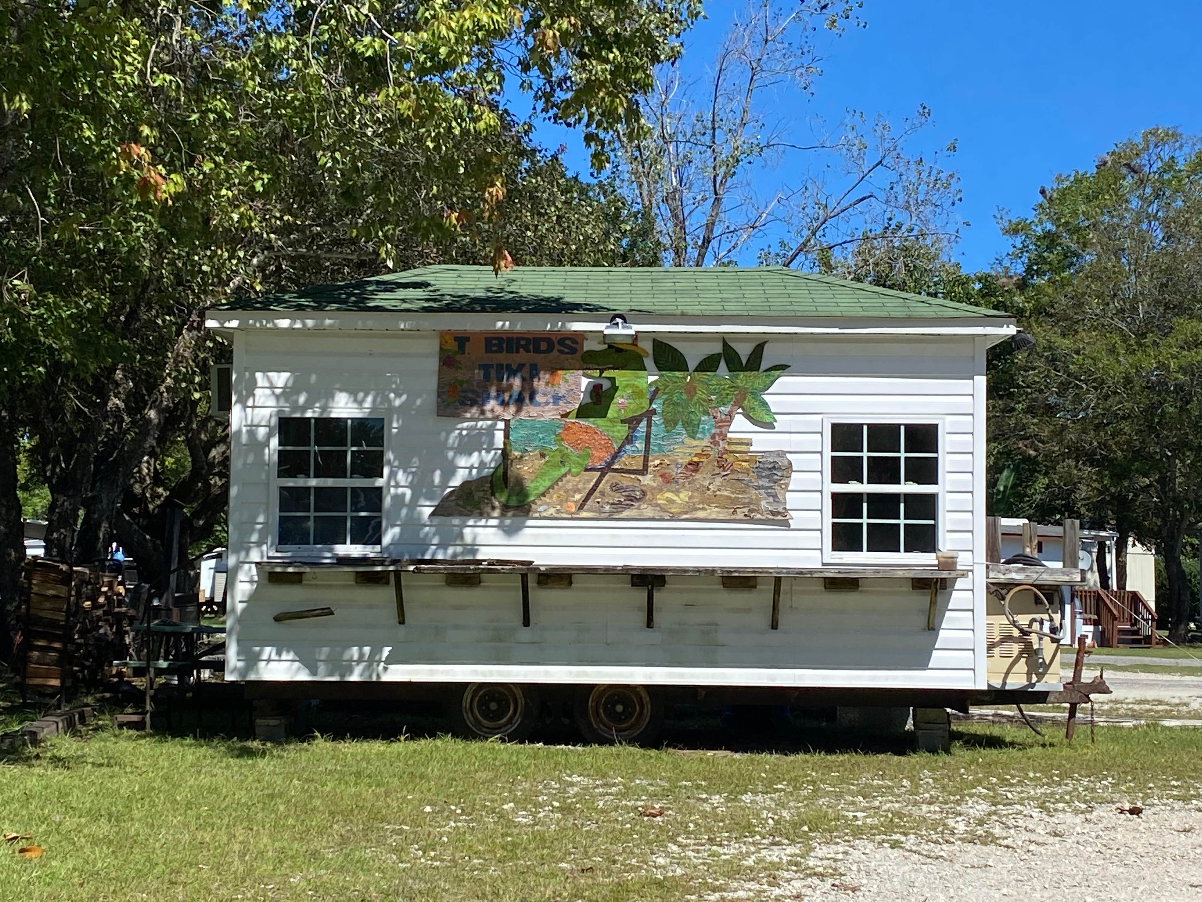 Stuart K.'s photo of glamping accommodations at Rocks Pond Campground & Marina near Charleston, SC