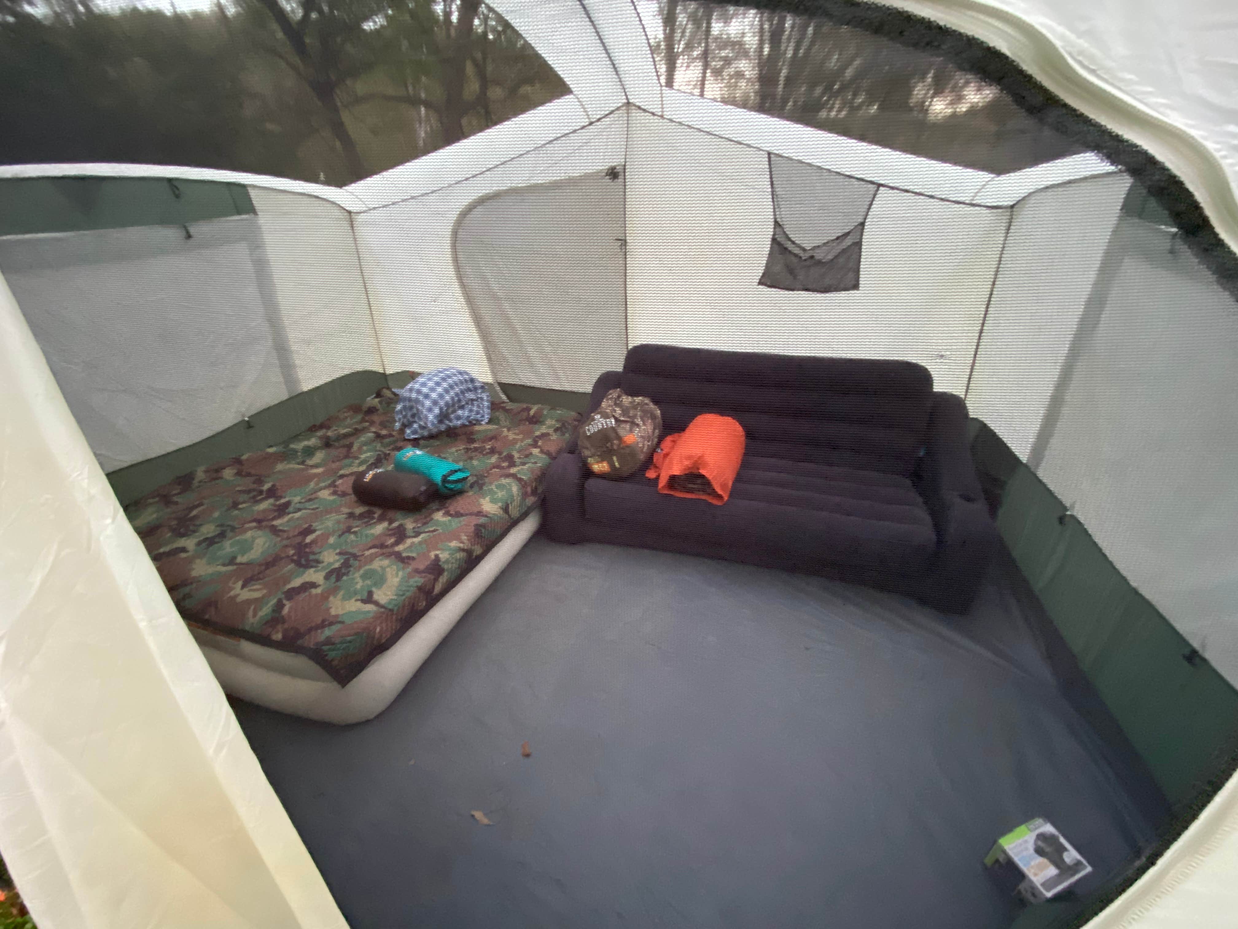 William B.'s photo of glamping accommodations at Hurricane Campground near Atkins, VA