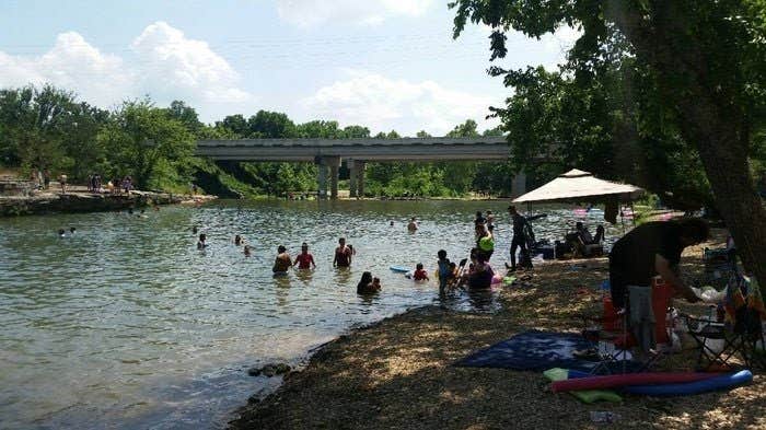 Stephen R.'s photo of tent camping at Flint Creek near Wagoner, OK