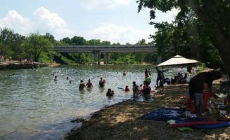 Stephen R.'s photo of tent camping at Flint Creek near Greenland, AR