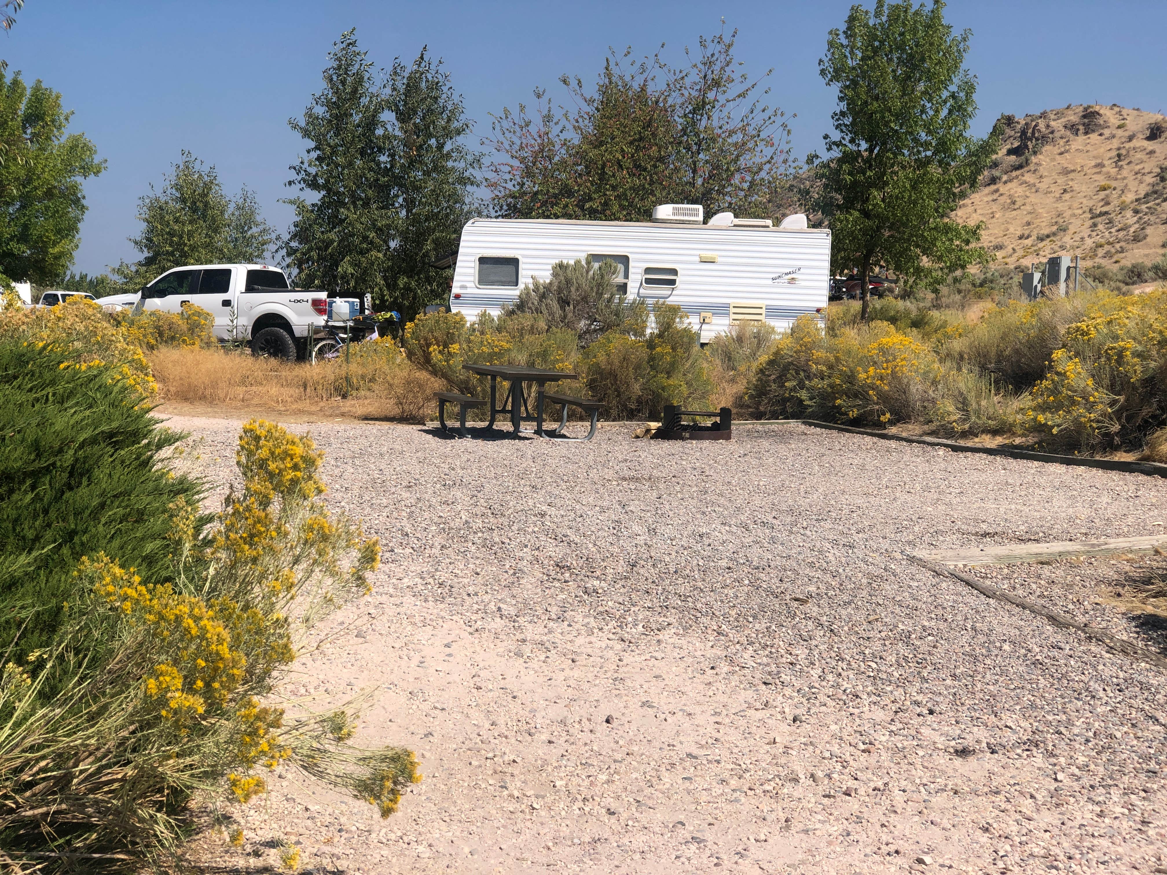Hayley K.'s photo of rv camping at Bear Lake State Park Campground near Fish Haven, ID