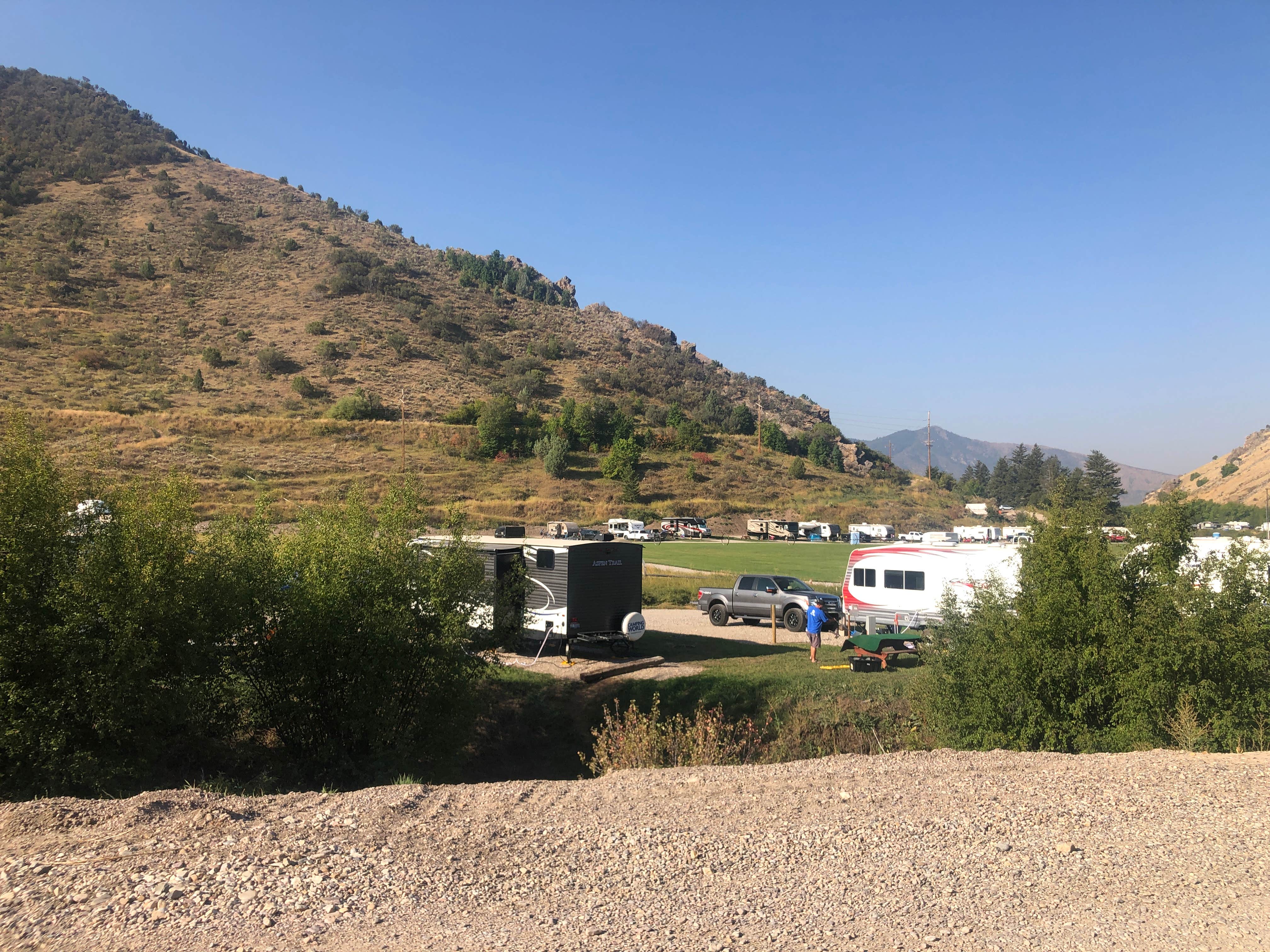 Hayley K.'s photo of rv camping at Lava Flow Campground — Craters of the Moon National Monument near Craters of the Moon National Monument