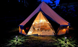 Camping near Dungeness Forks Campground: Sequim Glamping, Carlsborg, Washington