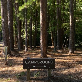 Follow this sign to the Campground