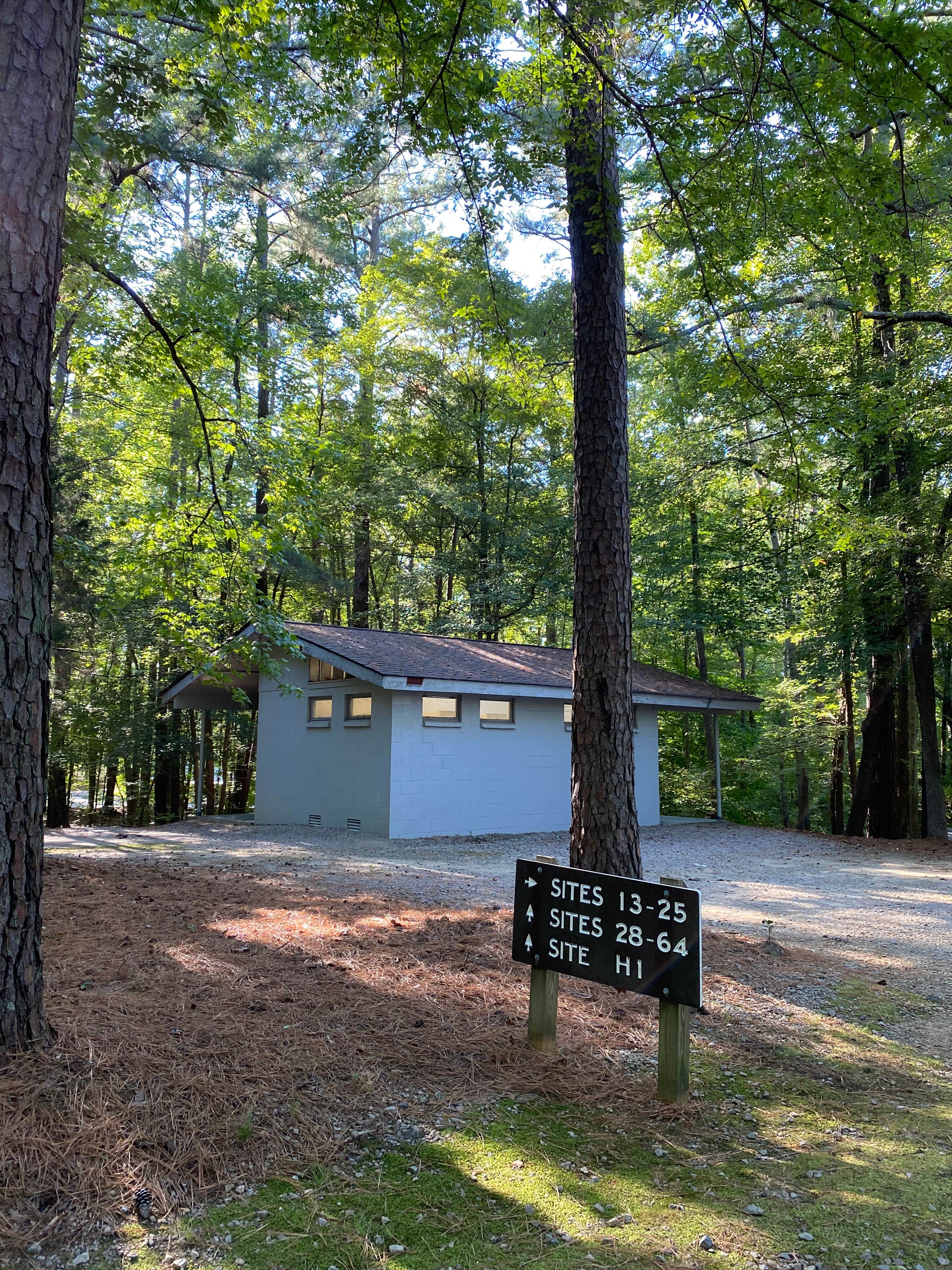 Stuart K.'s photo of glamping accommodations at Bullocksville Campground — Kerr Lake State Recreation Area near Wake Forest, NC