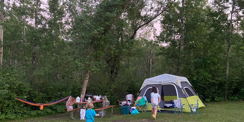 Camper submitted image from Lake Metigoshe State Park Campground