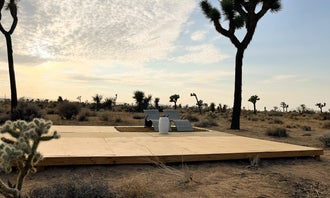 Camping near The Desert Dome: Desert Rose, Landers, California