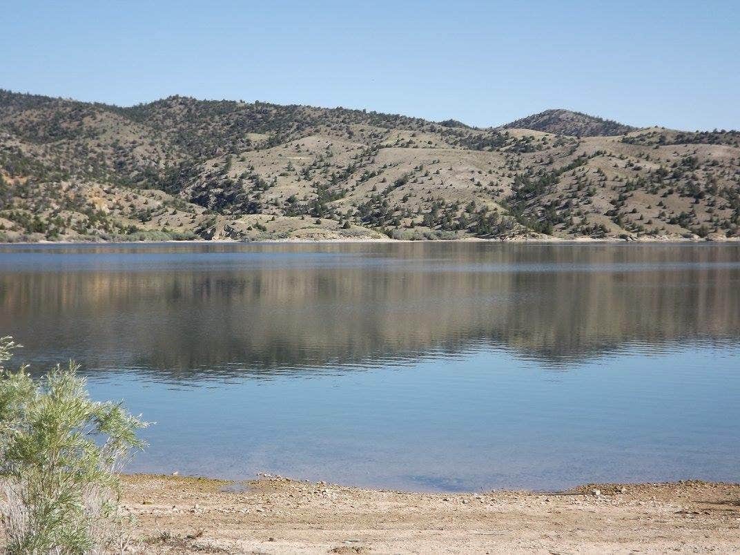 Kayla B.'s photo of a dispersed camping area at Ruby Reservoir Recreation Area near Whitehall, MT