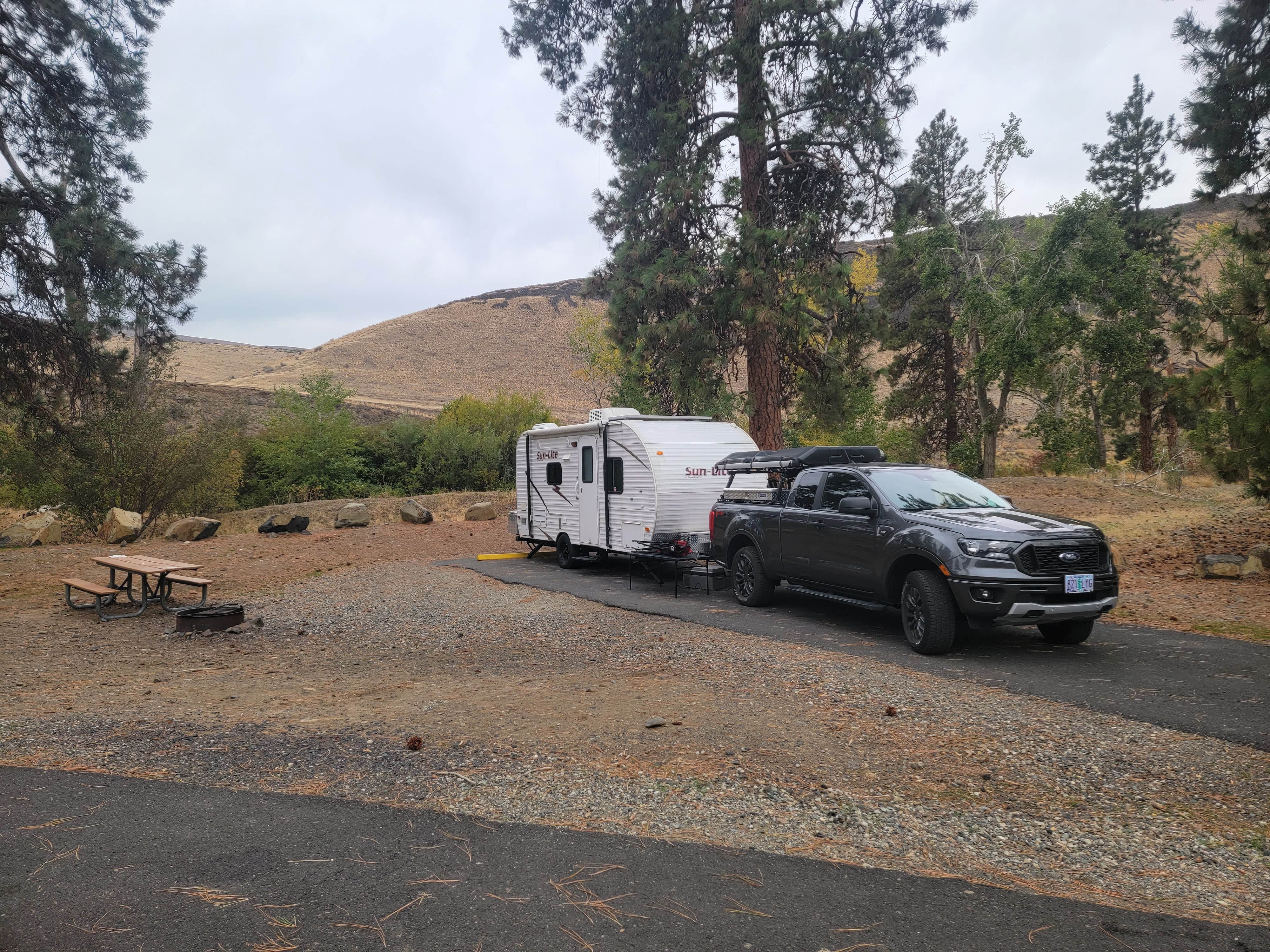 Dave B.'s photo of rv camping at Big Pines Campground - Yakima River Canyon near Cowiche, WA