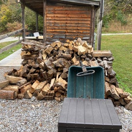 Firewood available by the wagon load.