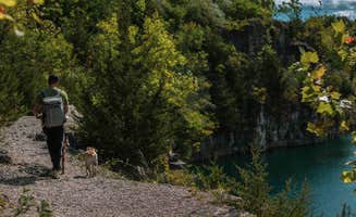 Jennifer K.'s photo of camping with pets at France Park near Cutler, IN