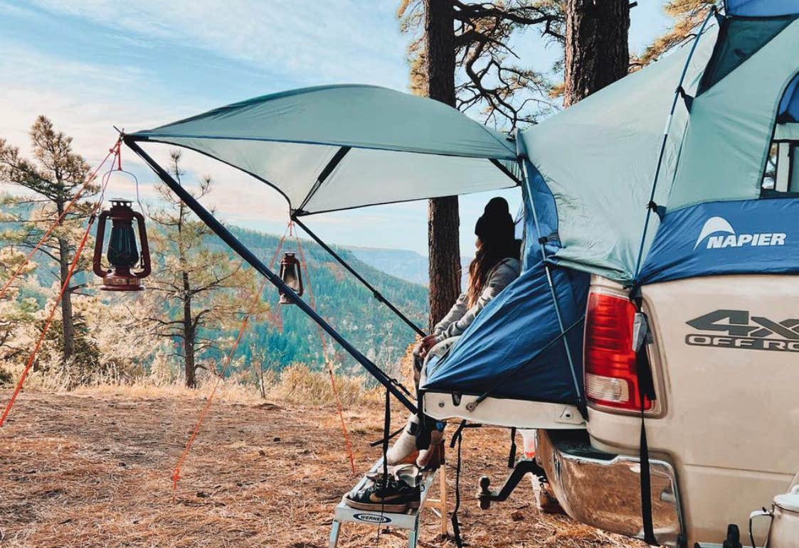 Chad M.'s photo of tent camping at Edge of the World (East Pocket) near Kaibab National Forest