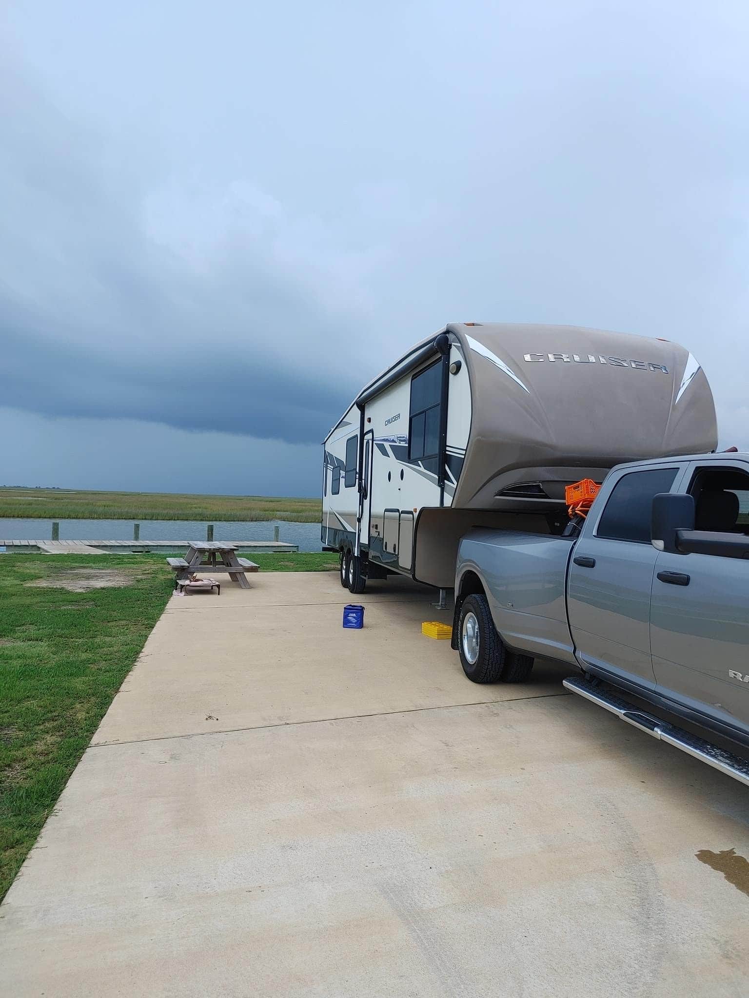 Sheila C.'s photo of rv camping at Blue Water RV Resort near Freeport, TX
