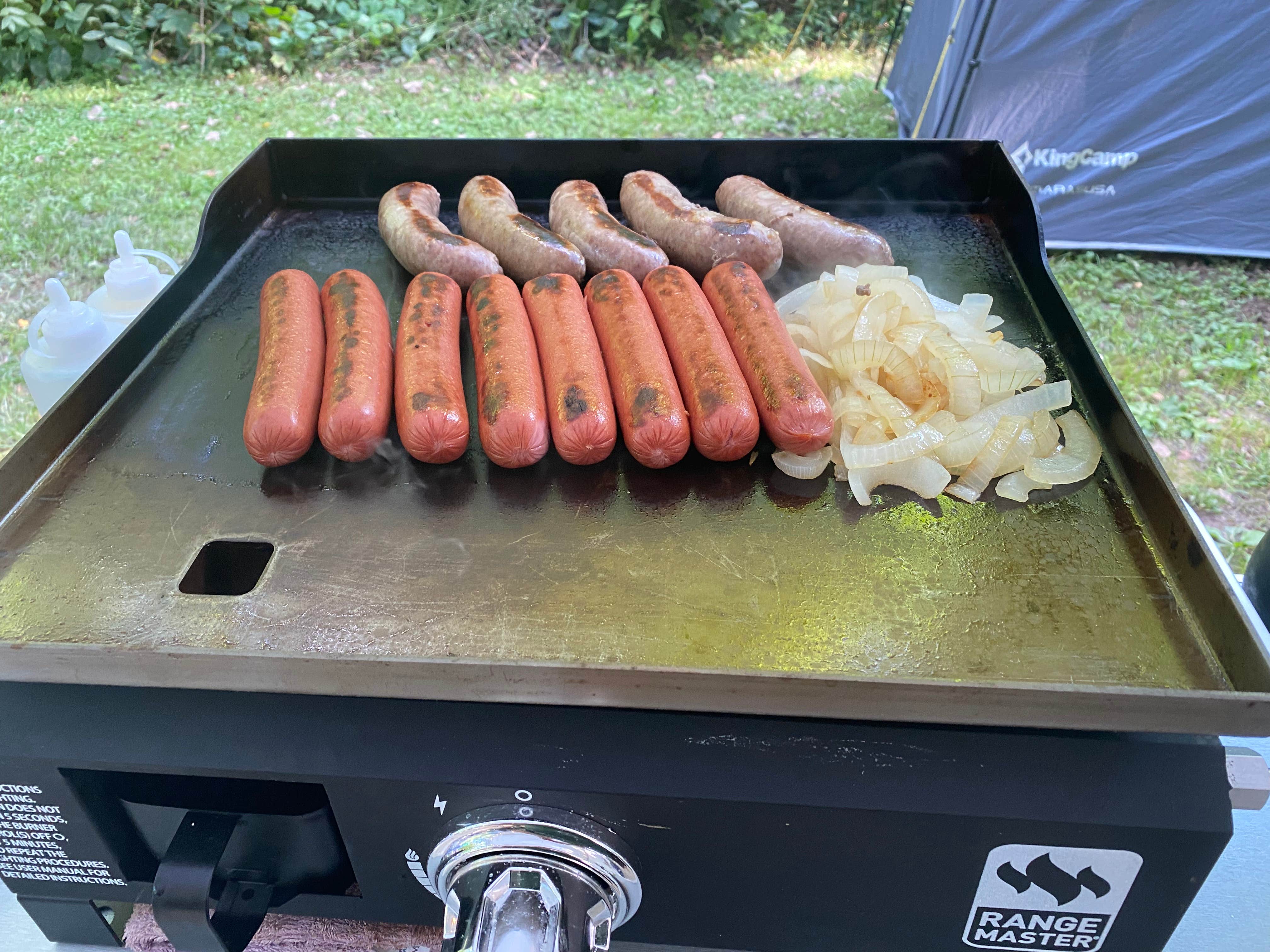 Shannon G.'s photo of camping with pets at A.W. Marion State Park Campground near Galloway, OH