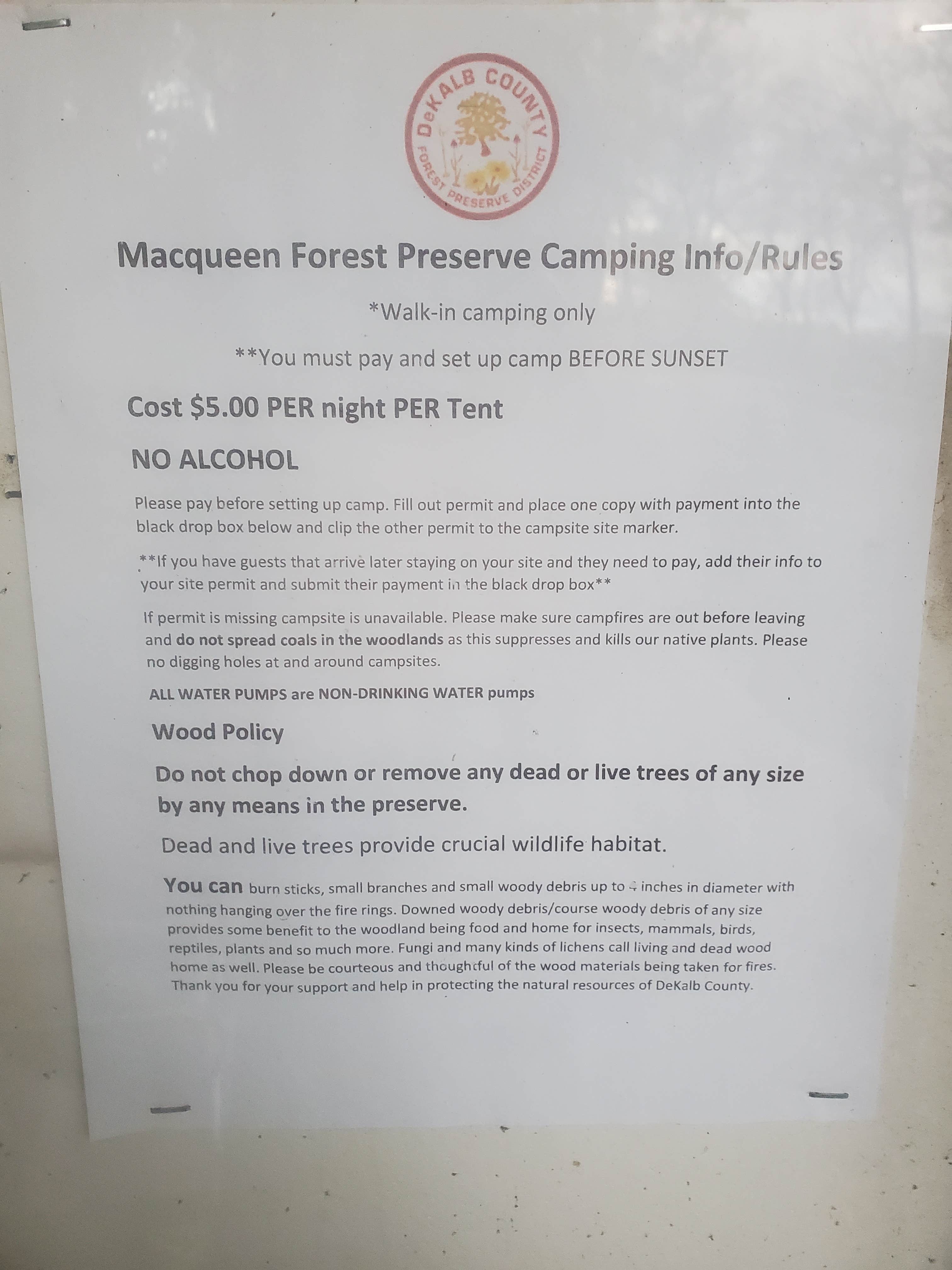 Camper submitted image from MacQueen Forest Preserve - 5