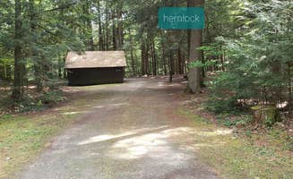 Jean C.'s photo of a cabin at Quechee State Park Campground near North Chittenden, VT