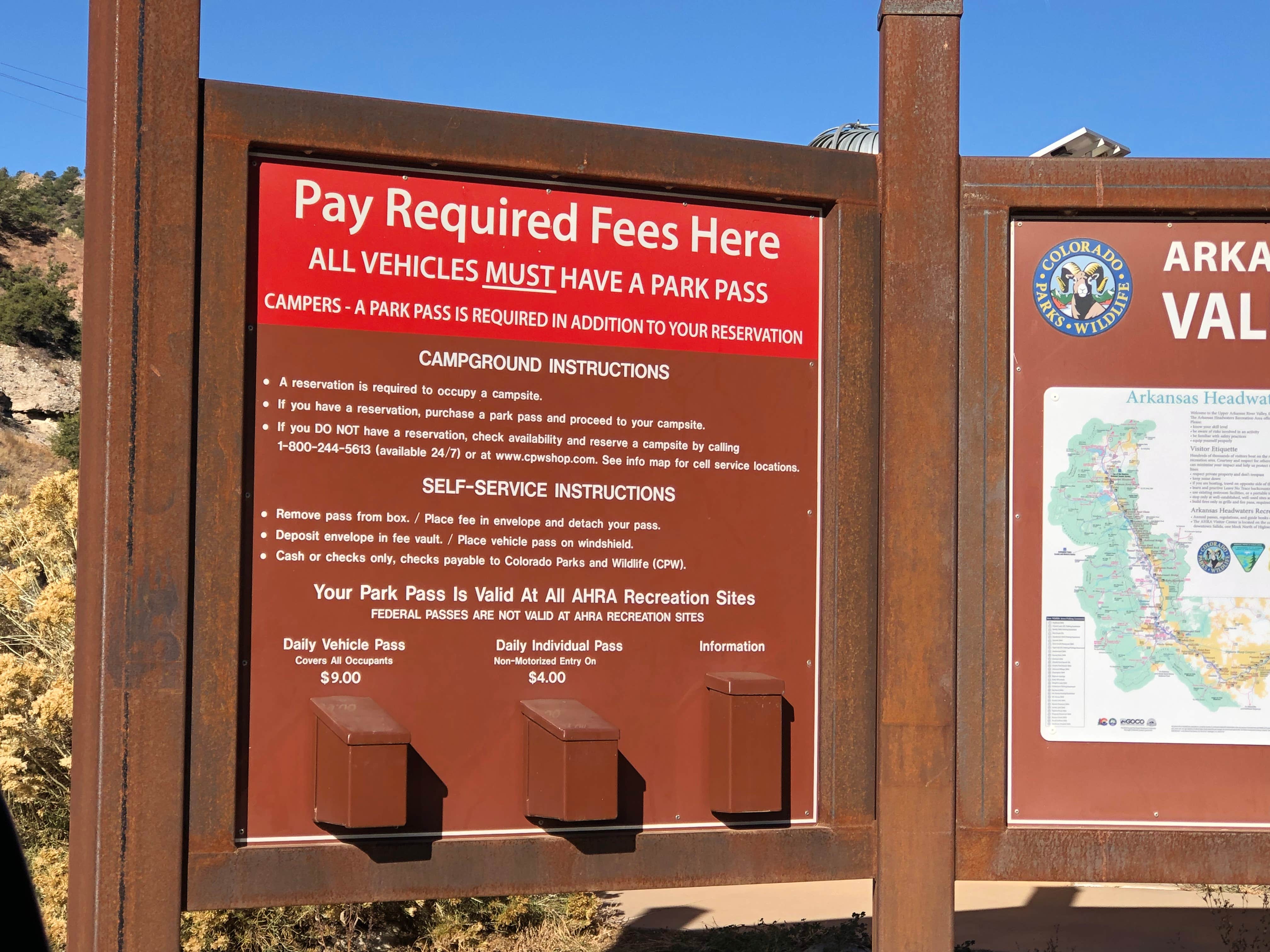 Camper-submitted photo at Vallie Bridge Campground — Arkansas Headwaters Recreation Area near Howard, CO