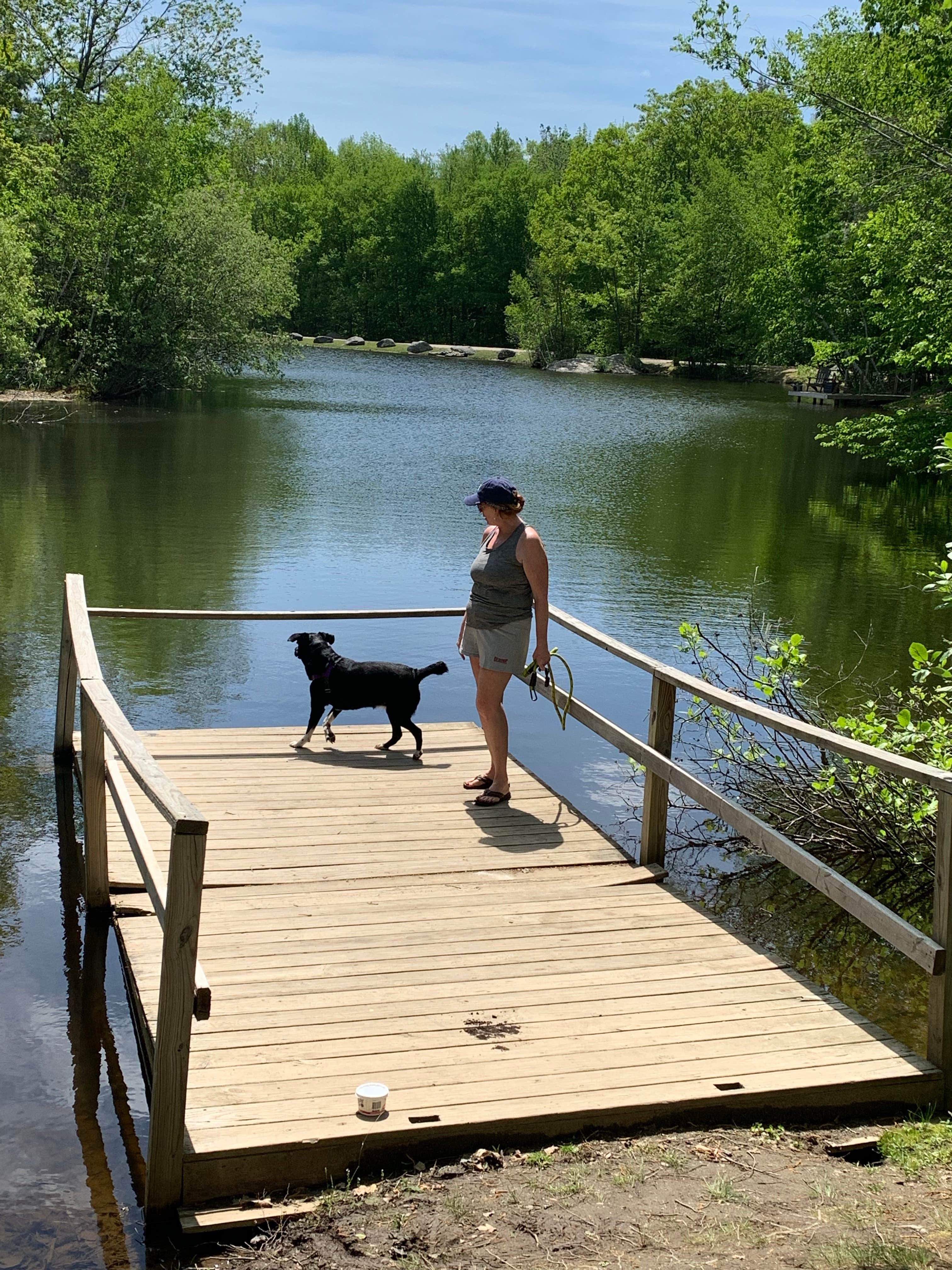 John M.'s photo of camping with pets at Prospect Mountain Campground and RV Park near Springfield, MA