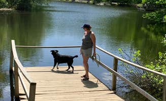 John M.'s photo of camping with pets at Prospect Mountain Campground and RV Park in Massachusetts